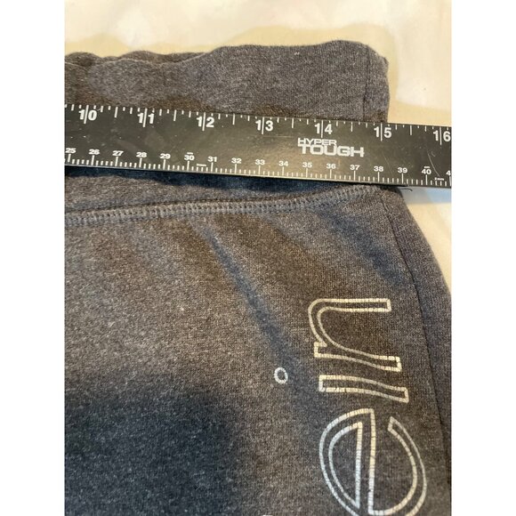 Womens Small Calvin Klein Gray Fleece Jogger Knee Length Sweats Logo - Picture 11 of 11